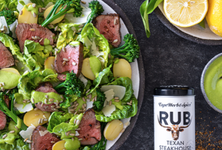 Pesto Steak & Kartoffelsalat