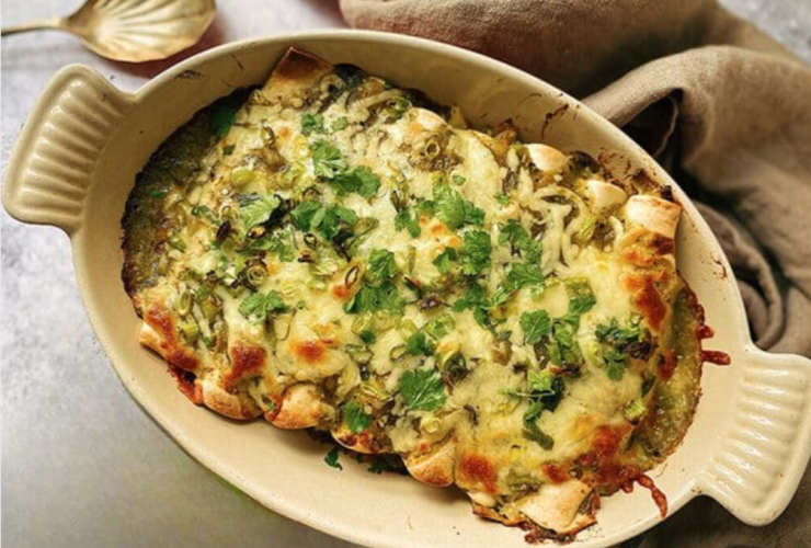 Green Chicken Enchiladas