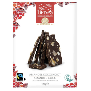 Belvas, Thins Mrk Chokolade - Kokos og Mandler
