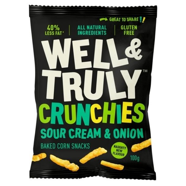 Well & Truly Sour Cream & Onion, 100g