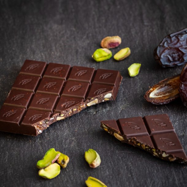 Willie's Cacao Pistachio & Date No Added Sugar 100% Cacao