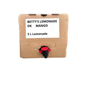 Betty's Lemonade, XL 5 liter Bag-in-Box - Mango