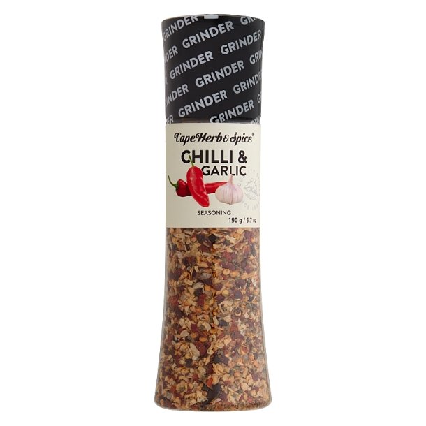 Cape Herb & Spice Grinder, Chilli & Garlic 