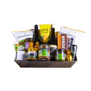 BRODERS - Gavekurv med delikatesser og vin
