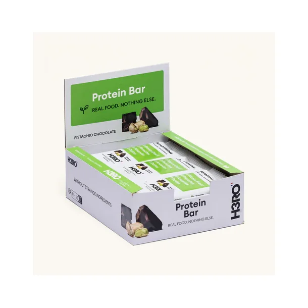 H3RO Proteinbar m. Chokolade & Pistacie