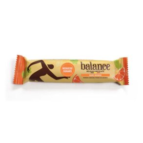 Balance, Mrk chokoladebar med Appelsin, uden tilsat sukker, 35g -31/10-2025