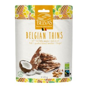 Belvas, Thins med kokos, mandler, salt