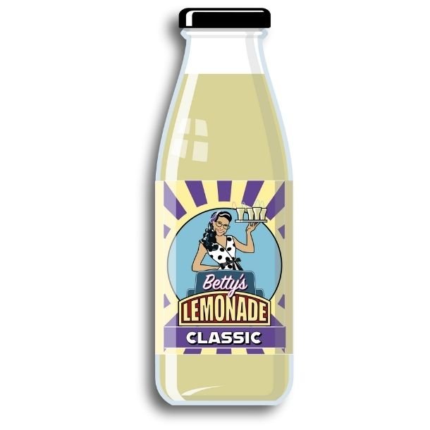 Betty's Lemonade, flaske - Classic 