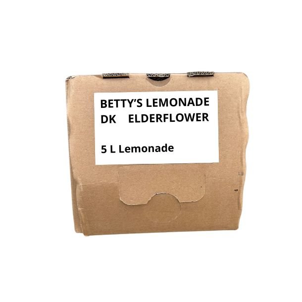 Betty's Lemonade, XL 5 liter Bag-in-Box - Hyldeblomst
