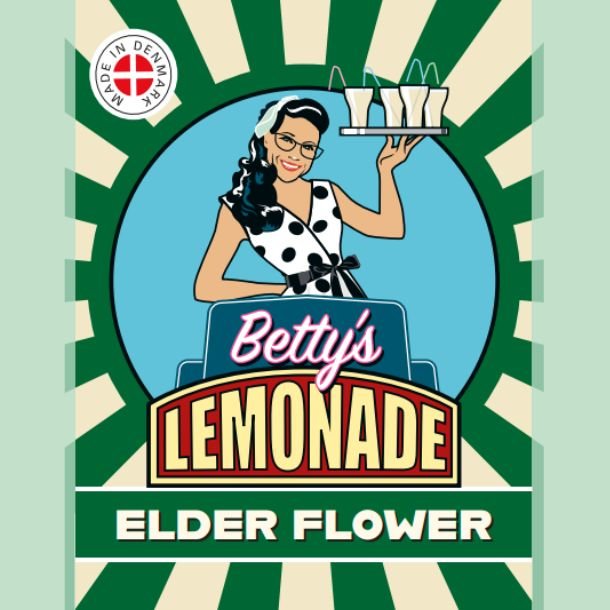 Betty's Lemonade, XL 5 liter Bag-in-Box - Hyldeblomst