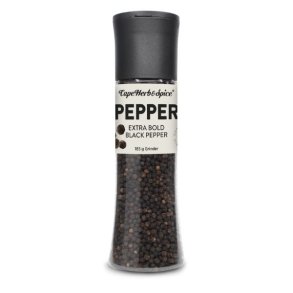 Cape Herb & Spice Grinder, Ekstra Bold Black Peppercorn