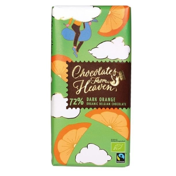 Chocolates From Heaven, chokolade 72% m. appelsin