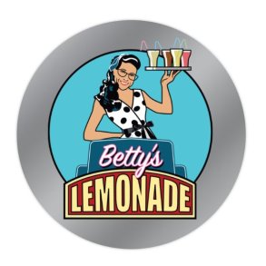 Merchandise - Gennemsigtig klistermrke med Betty logo