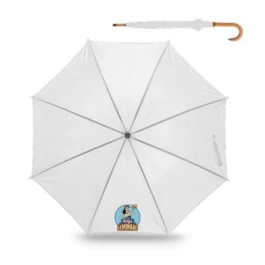 Merchandise; Betty Paraply i hvid