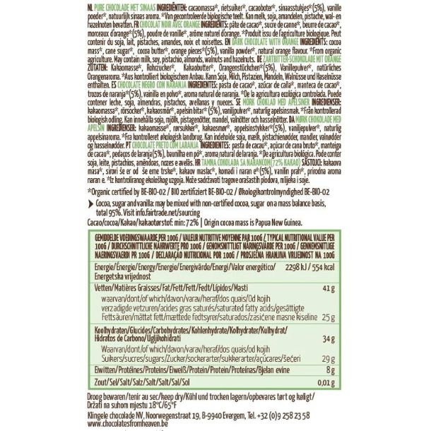 Chocolates From Heaven, Chokolade med appelsin