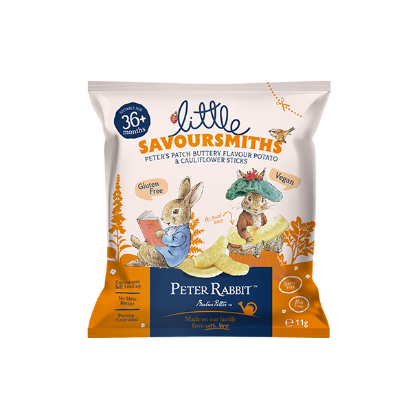 Little Savoursmiths Kartoffel & Blomk�l snack til b�rn (Multipack m. 4 poser i)