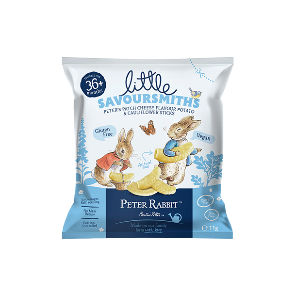 Little Savoursmiths Kartoffel & Blomk�l snack m. ost til b�rn (Multipack m. 4 poser i)