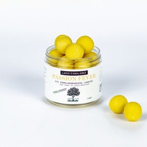 Lakritsbolaget Passion Fever (lakrids med hvid chokolade og passionsfrugt)