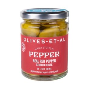 Olives et Al,  Oliven med rd peber