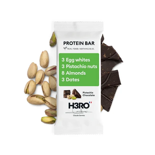 H3RO Proteinbar m. Chokolade & Pistacie
