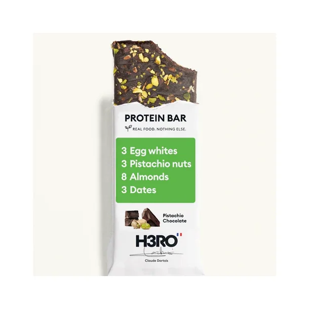 H3RO Proteinbar m. Chokolade & Pistacie