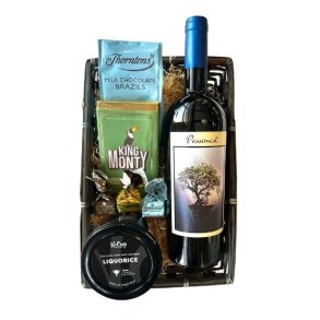 Gavekurv med Vin & Chokolade