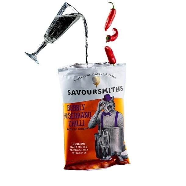 Savoursmiths Bubbly & Serrano Chili, 150g