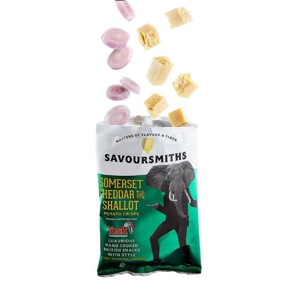 Savoursmiths Somerset Cheddar & Skalotte Lg, 150g