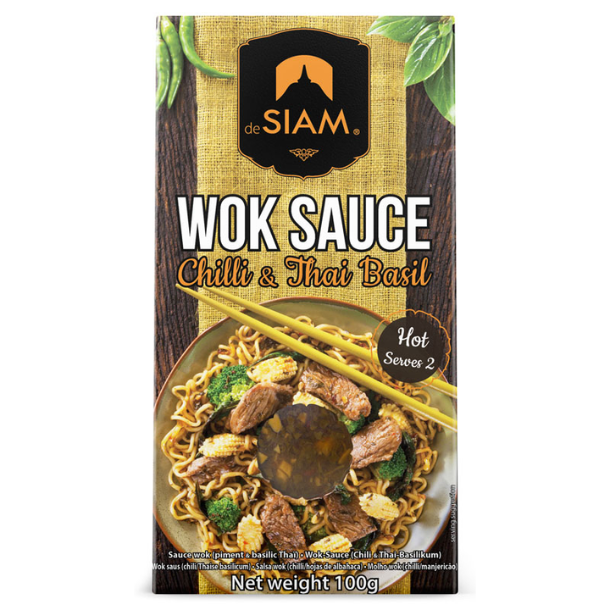 deSIAM, Wok sauce med Chili & Thaibasilikum
