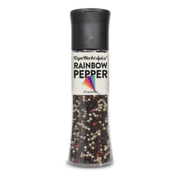 Cape Herb & Spice Grinder, Rainbow Pepper