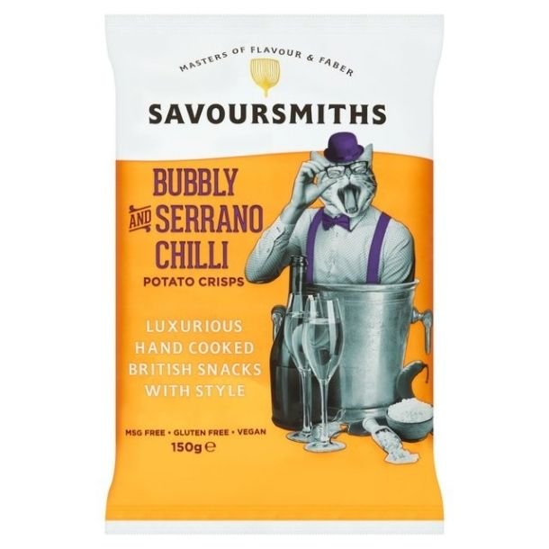 Savoursmiths Bubbly & Serrano Chili, 40g