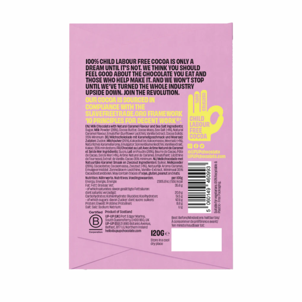 Up, Mlkechokolade med Saltkaramel