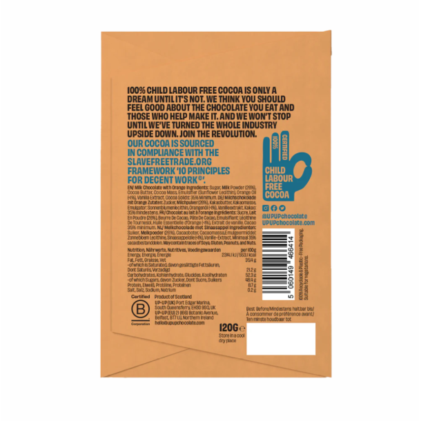 Up, Mlkechokolade med Appelsin