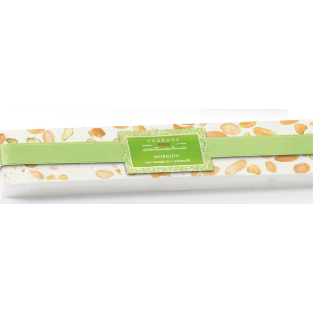 Nougat med mandler og pistaciendder - Bld, 150 g