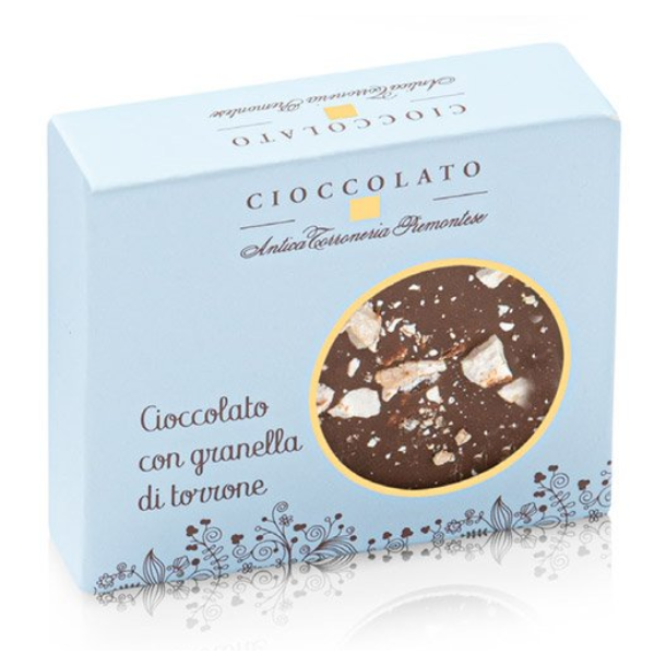 Antica Torroneria Piemontese - Chokolade med nougat Cioccolato 40 g 