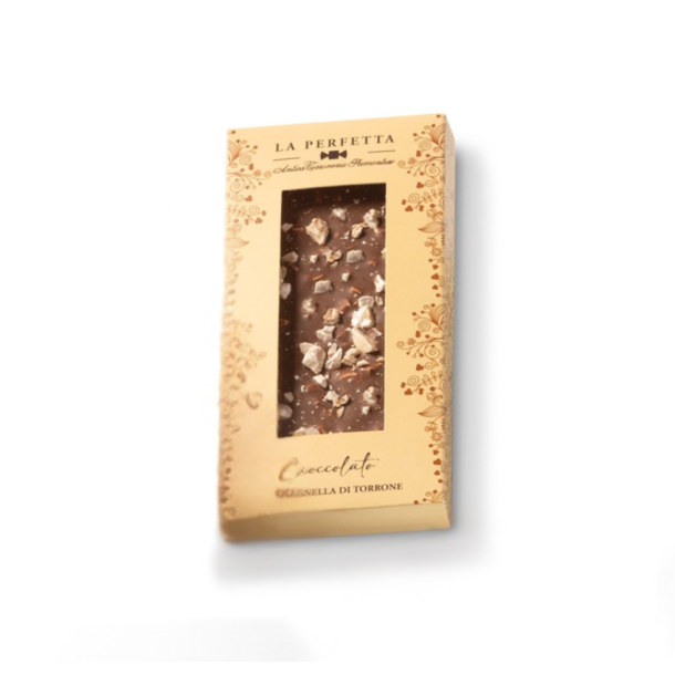Antica Torroneria Piemontese - Mlkechokolade med nougatstykker La Perfetta