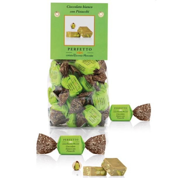 Antica Torroneria Piemontese - Hvid chokolade med pistacie 