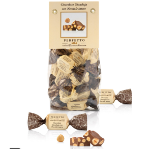 Antica Perfetto - Gianduja hasselnddemlkchokoladepraline med hele hasselndder