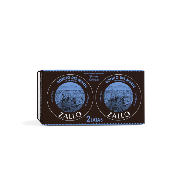 Zallo, Hvid tun - Marinade, 2-pack