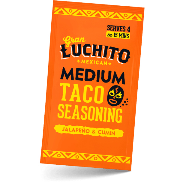  Gran Luchito, Jalapenos & Kommen Taco Mix - Medium Styrke
