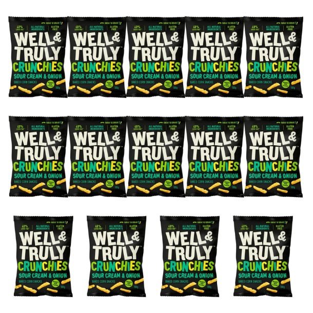 10 kasser - Well & Truly Sour Cream & Onion, 100 g