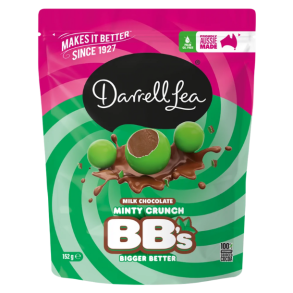 Darrell Lea, Minty Crunchy Milk Chocolate BBs
