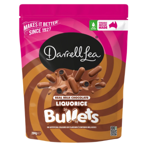 Darrell Lea, Milk Chocolate Liquorice Bullets