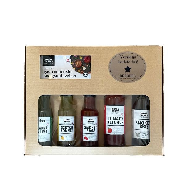 Fars dag gaveske 2025 - Jakobs Sauces