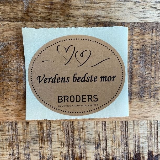 Design din egen etiket til gaven