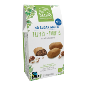 Belvas Hasselndde Trfler, Uden tilsat sukker