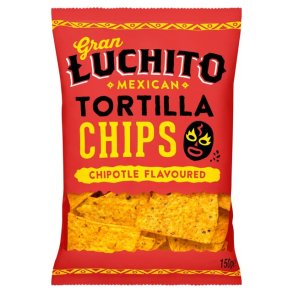 Gran Luchito: Chipotle flavored Tortilla Chips