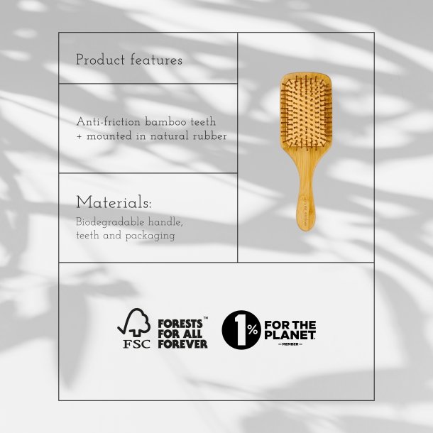 grums bamboo hair brush grums BRODERS