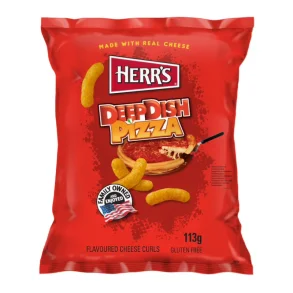 Herr's Pizza Cheese Curls - BB 21/9-25