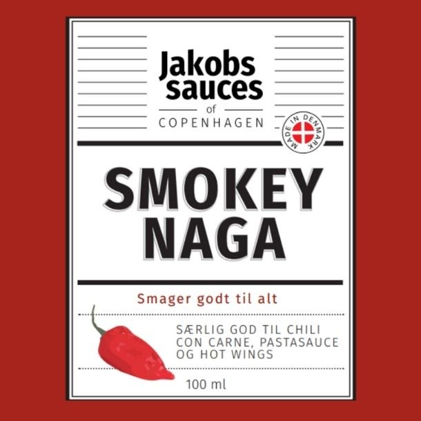 Jakob's Hot Sauce Smokey Naga